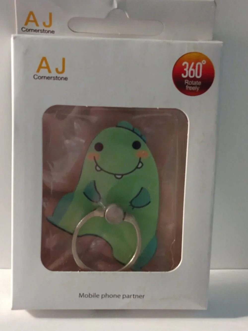 Green Dino cellphone kickstand brand new in box